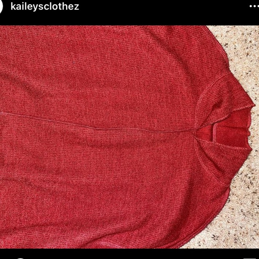 Red sweater